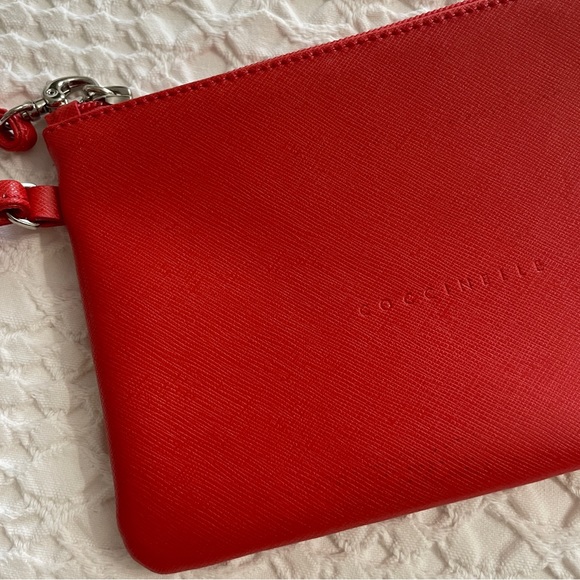‘Coccinelle’ Genuine Leather Wristlet Purse - Picture 1 of 6